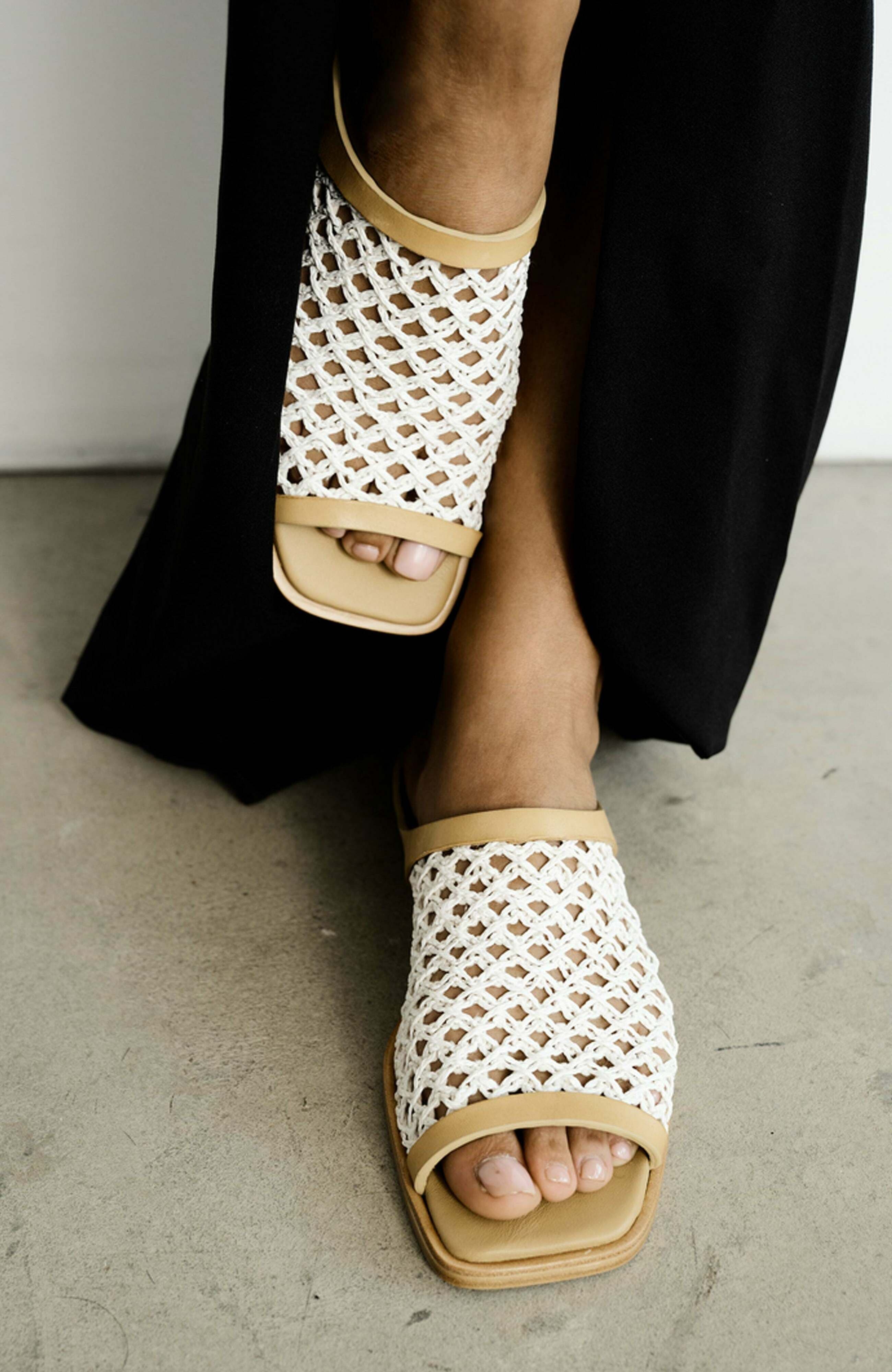 Alba Sandal, Alternate, color, White