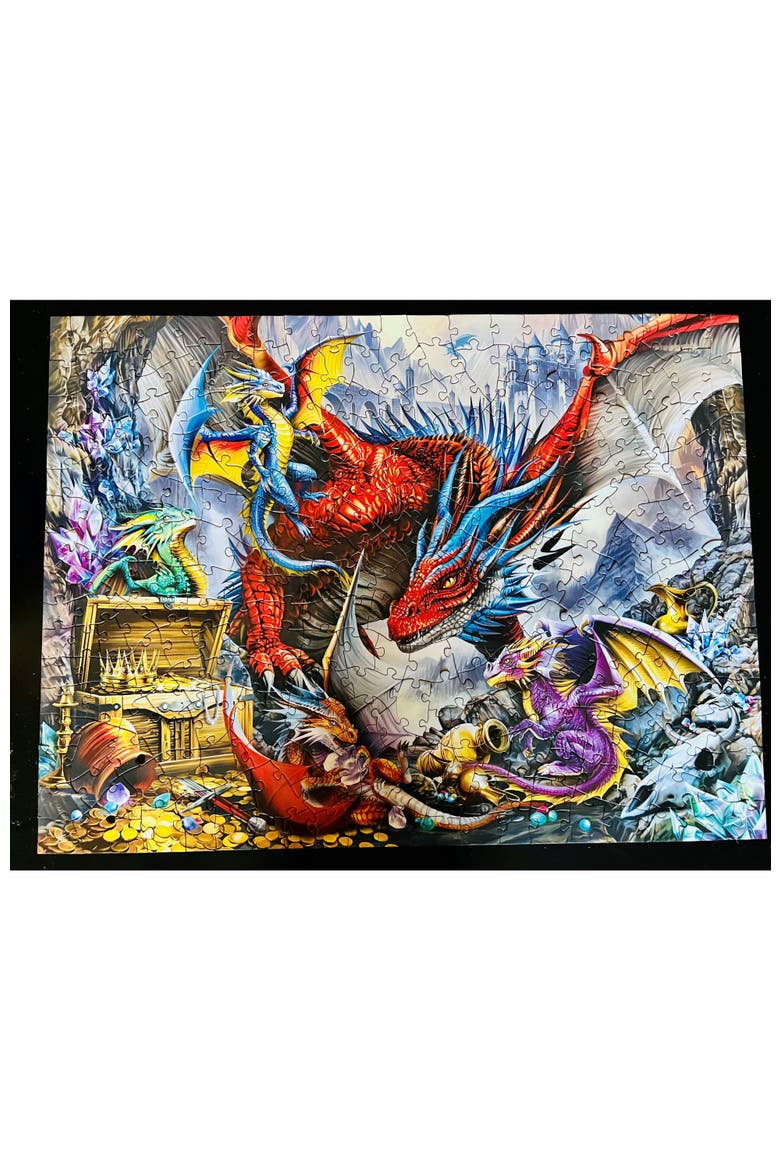 Dragon's Horde 300 Piece Jigsaw Puzzle, Alternate, color, Multicolor
