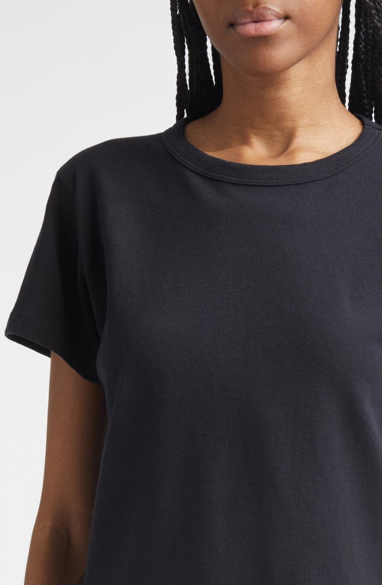LESET The Margo Crop Tee, Alternate, color, Black