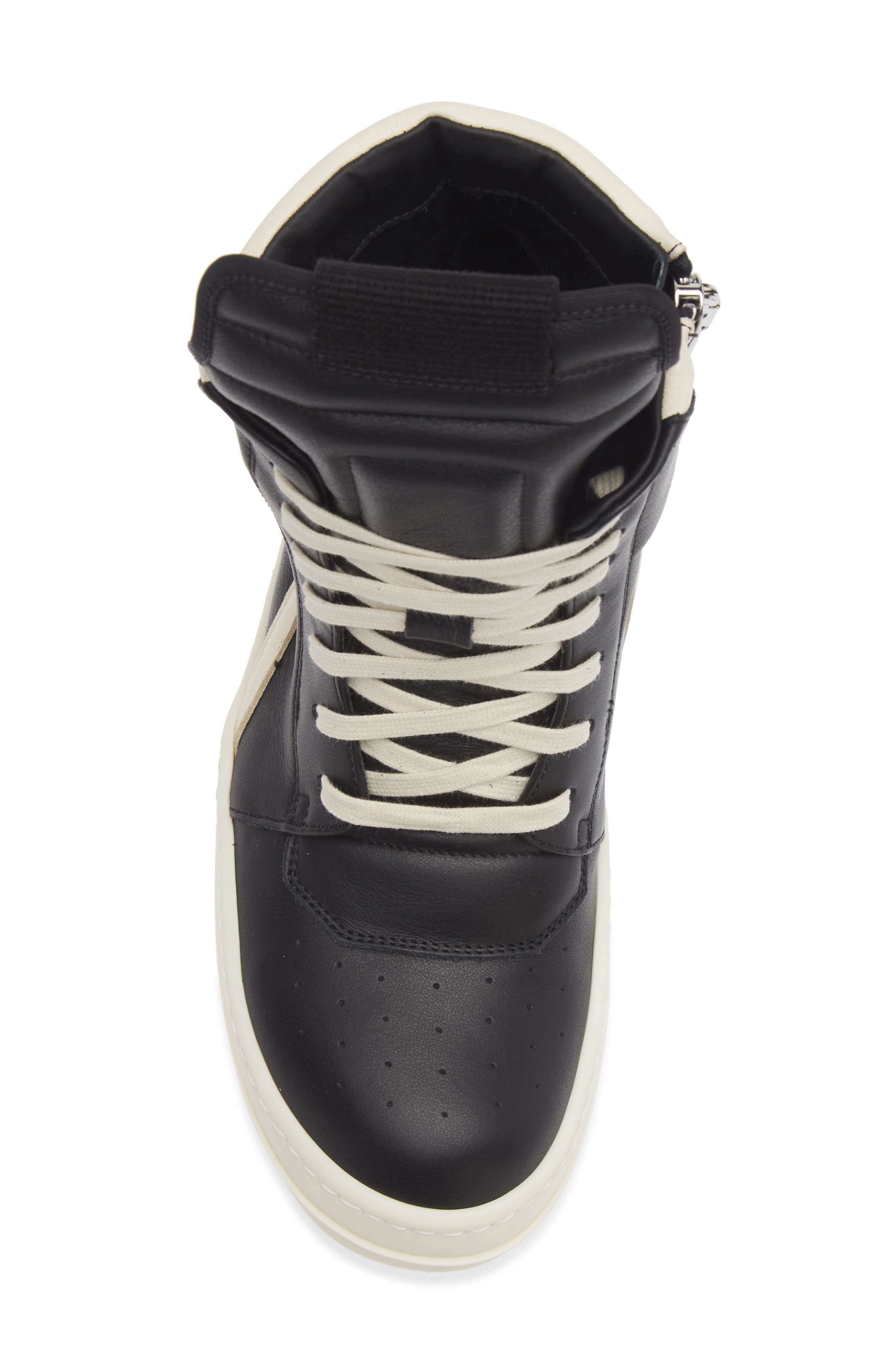 Geobasket High Top Sneaker, Alternate, color, BLACK/ MILK/ MILK