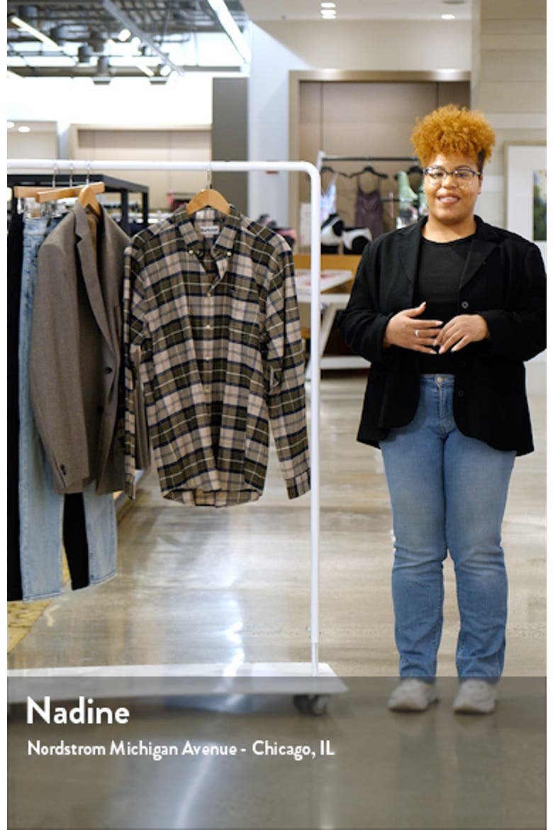 Kyeloch Tailored Fit Plaid Cotton Button-Down Shirt video