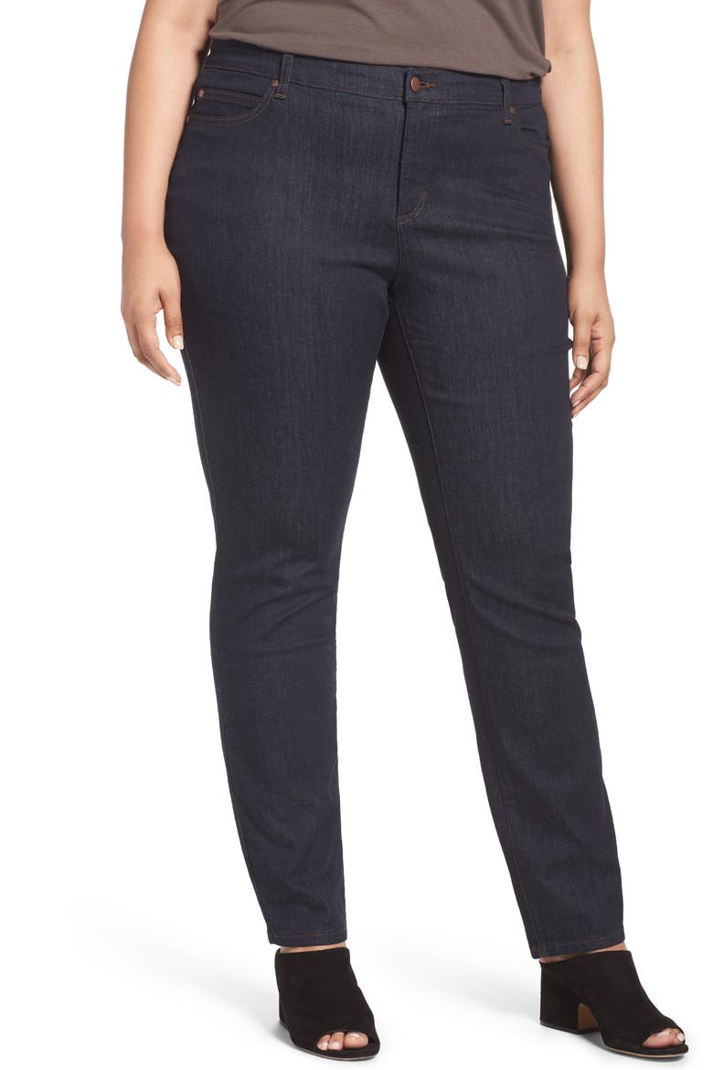 Organic Cotton Stretch Skinny Jeans, Main, color, INDIGO