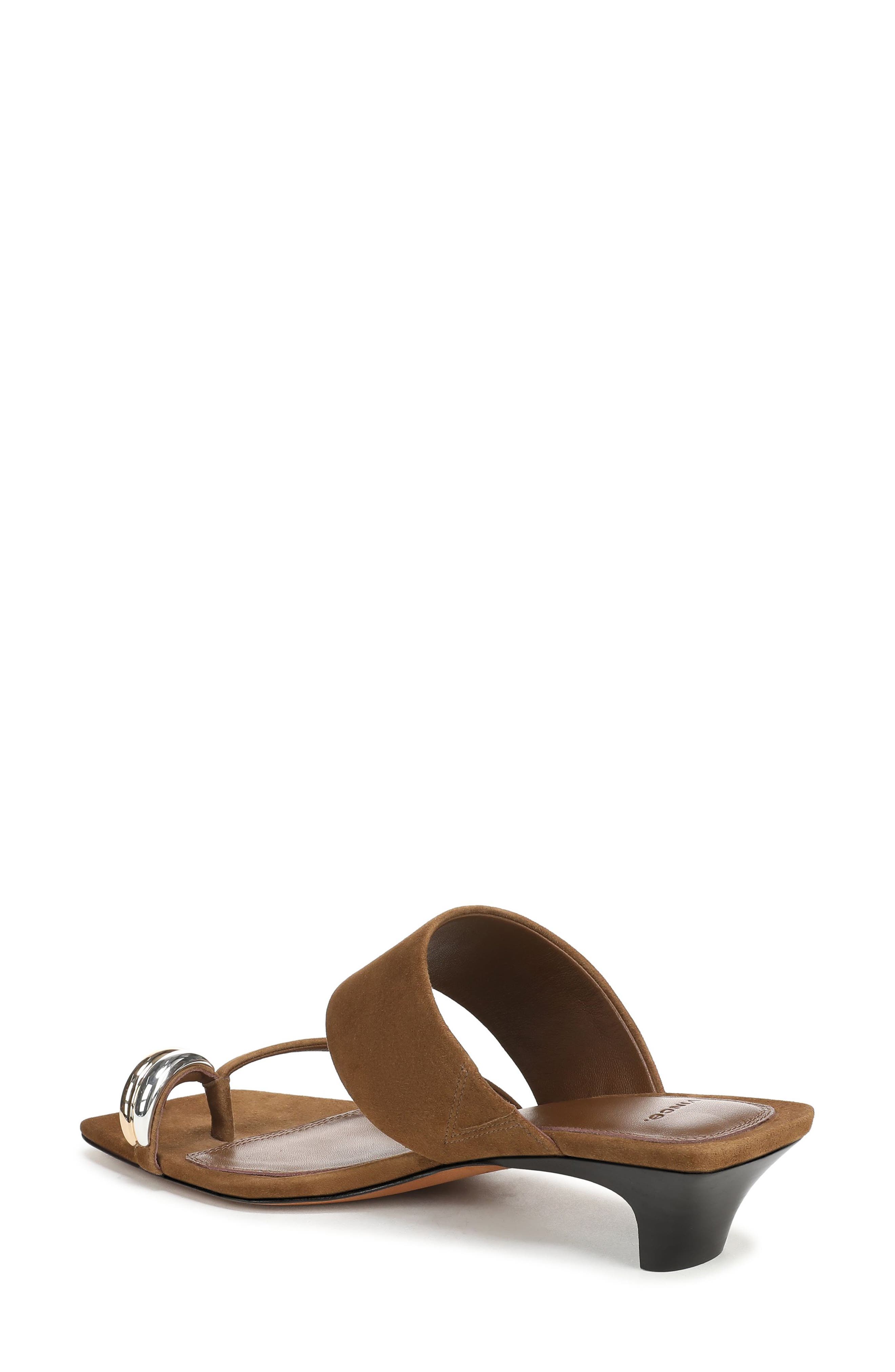 Stacy Toe Loop Sandal, Alternate, color, ELMWOOD