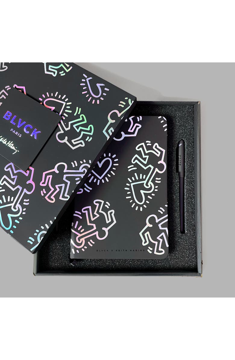 Blvck Paris Blvck Notebook with Pen, Alternate, color, Black