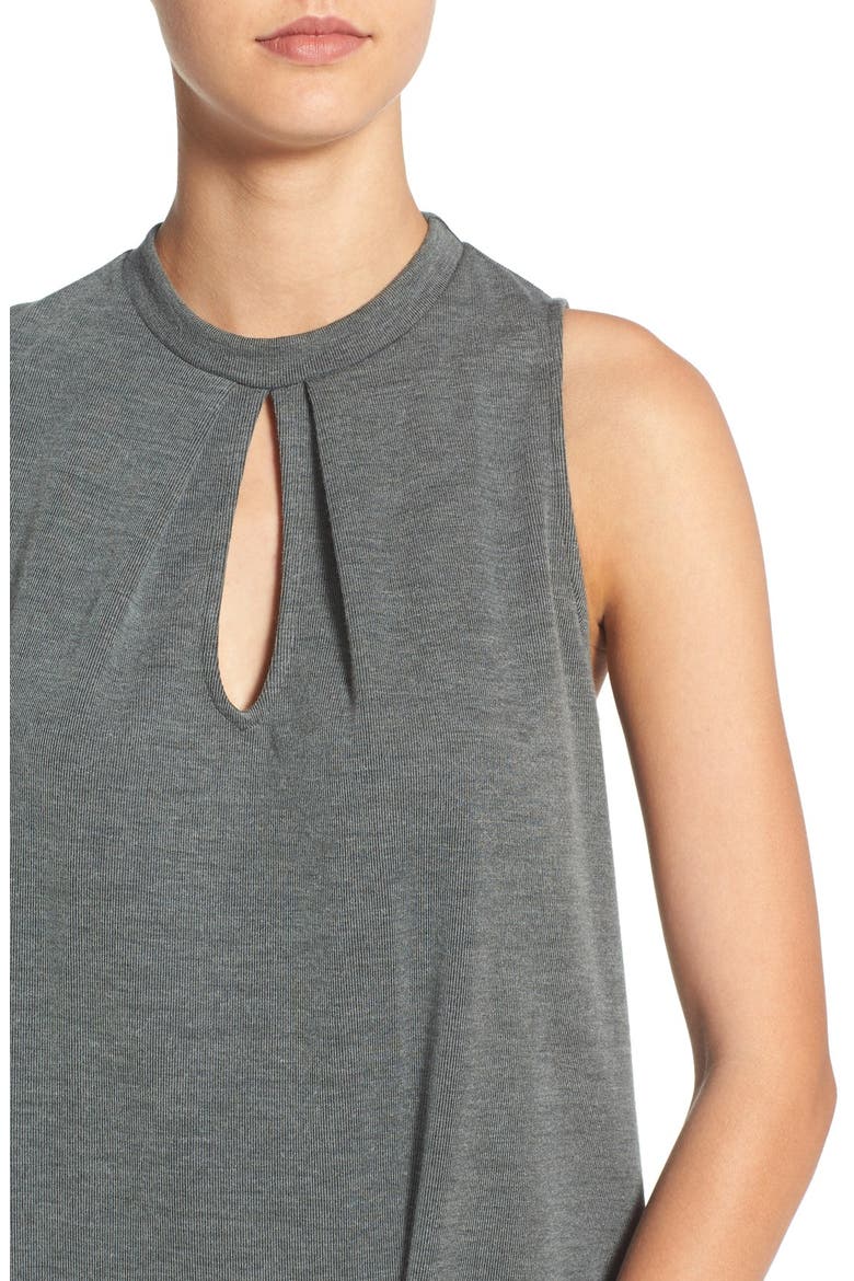 Mock Neck Shift Dress, Alternate, color, OLIVE