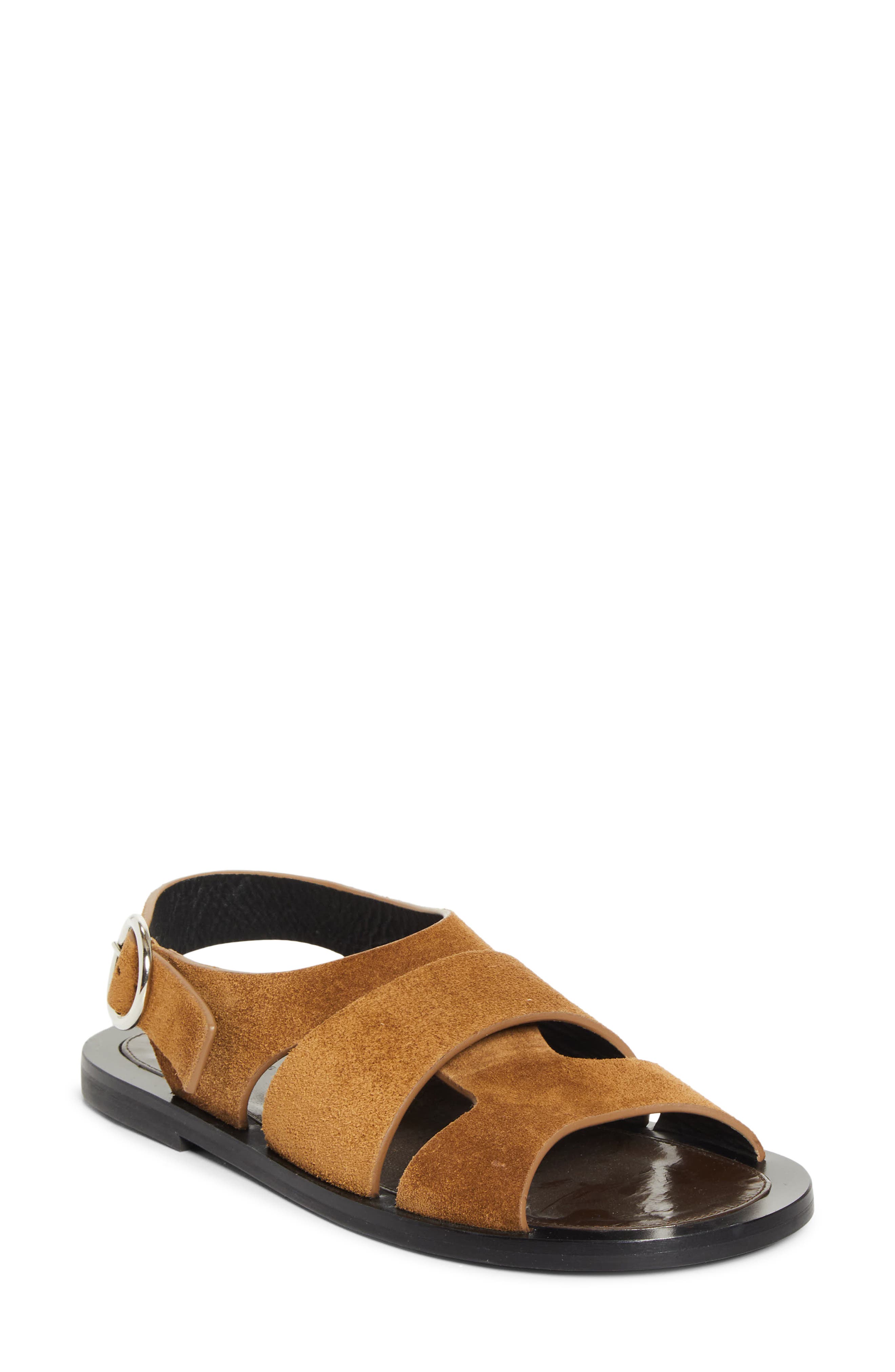 Proenza Schouler Capri Fisherman Sandal, Main, color, Mushroom