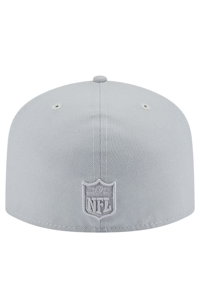 New Era Men's New Era Gray San Francisco 49ers Color Pack A-Frame 59FIFTY Fitted Hat, Alternate, color, 