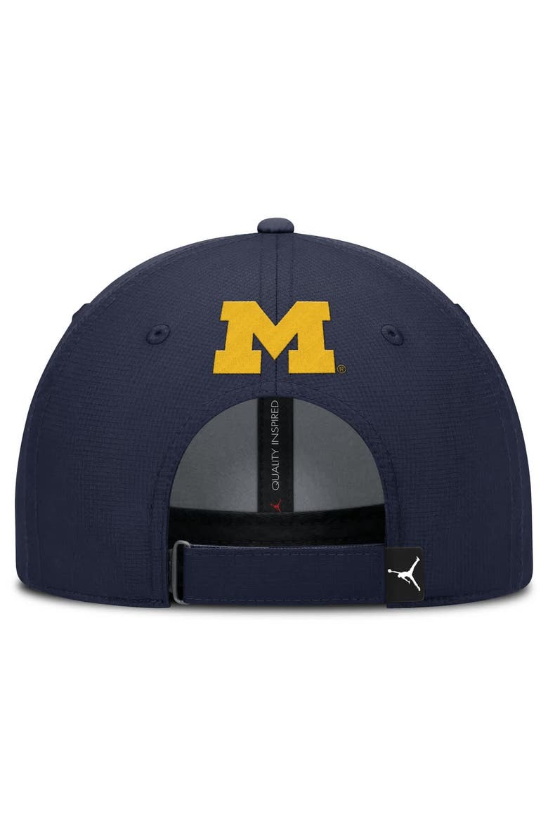 Jordan Brand Men's Jordan Brand Navy Michigan Wolverines Club Prep Performance Adjustable Hat, Alternate, color, Navy