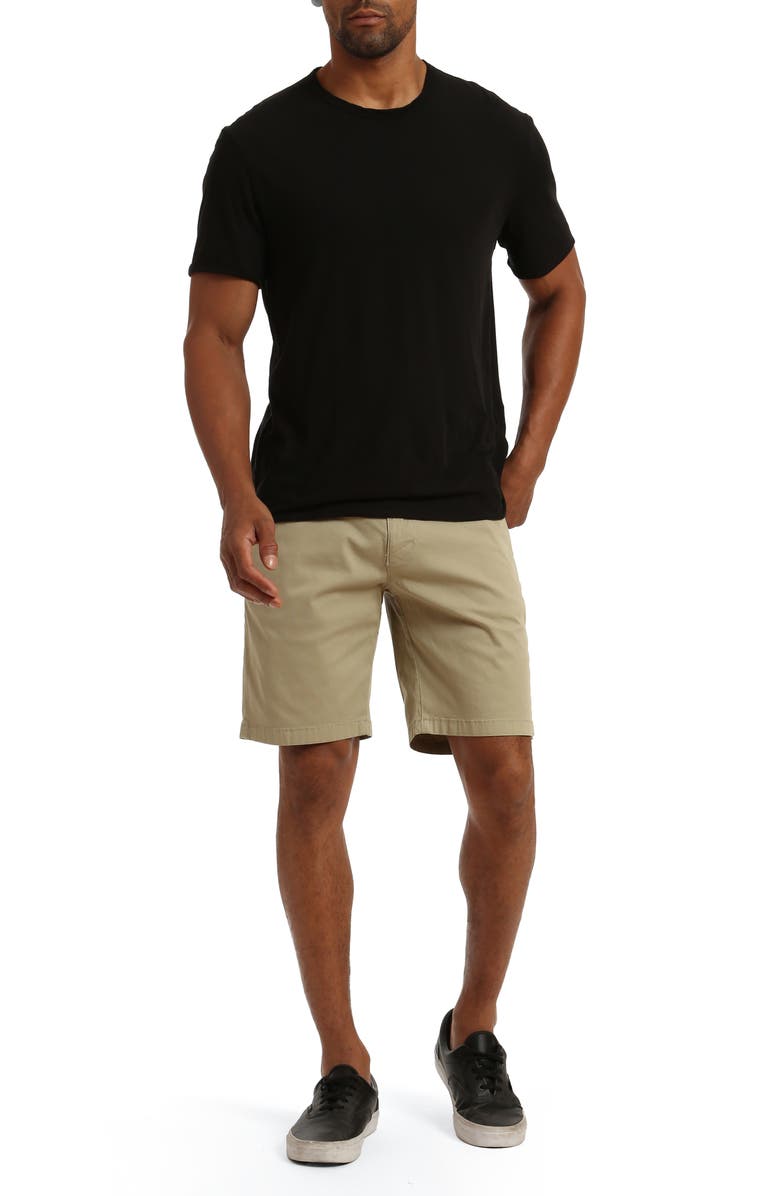 Mavi Jeans Nate Stretch Twill Flat Front Shorts, Alternate, color,