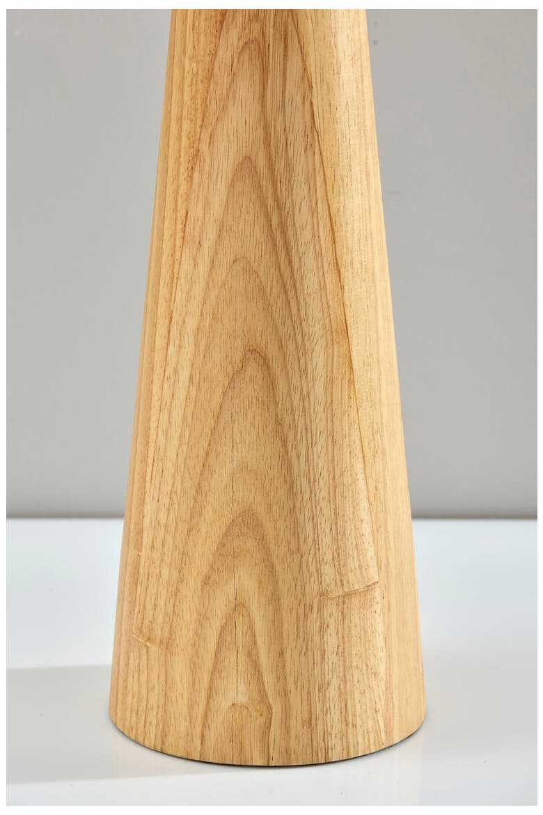 Brayden Tapered Table Lamp, Alternate, color, NATURAL WOOD