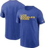 Nike Men's Nike Royal Los Angeles Rams Team Wordmark T-Shirt