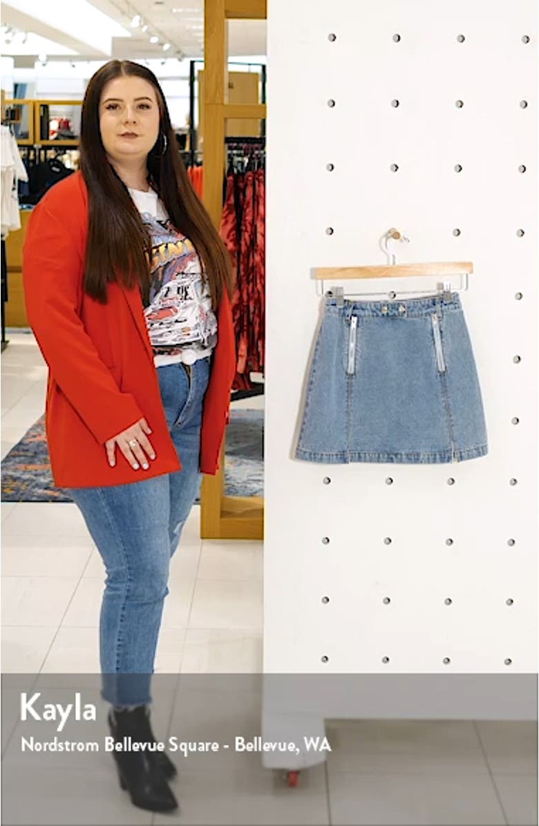 Royce Denim Miniskirt, sales video thumbnail