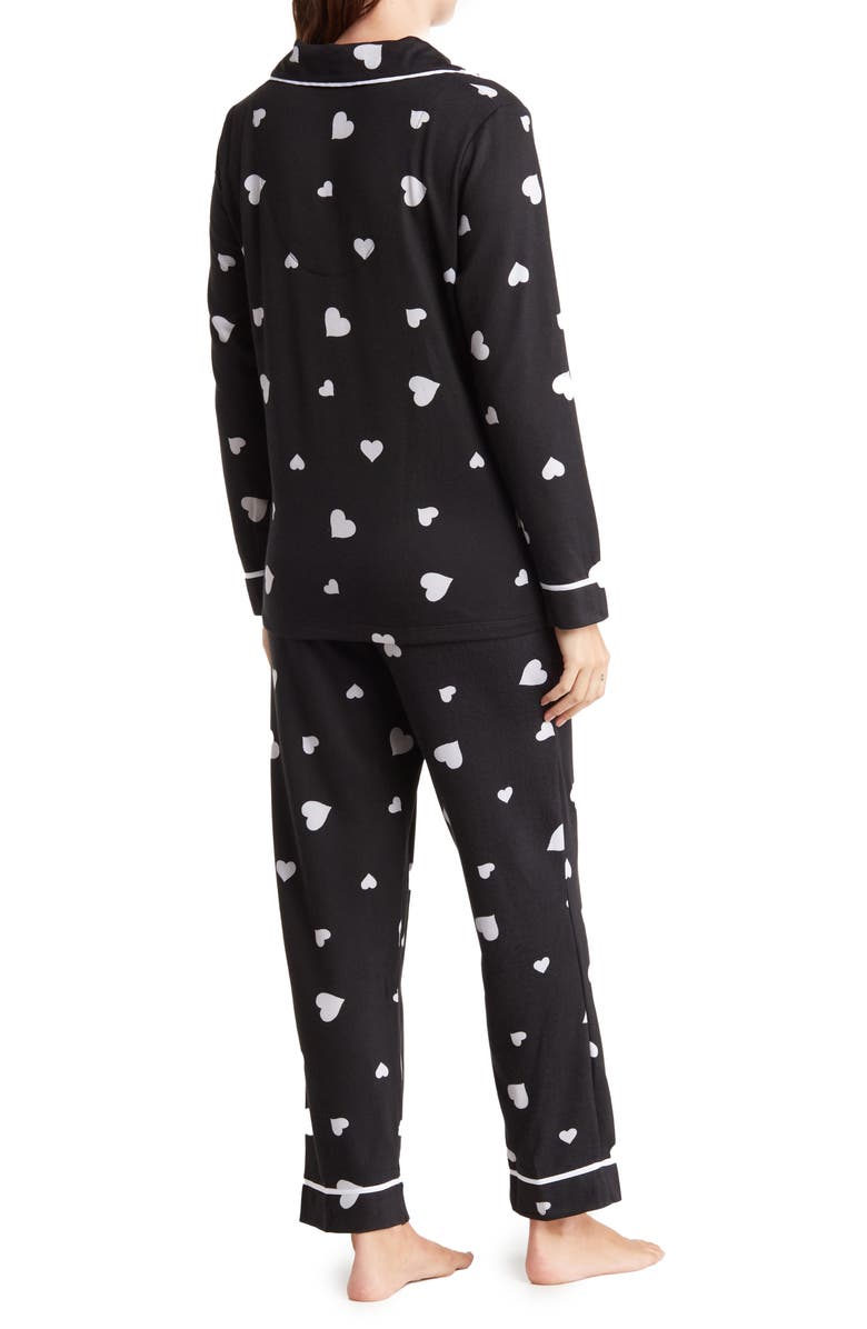 Kensie Hacci Printed Pajama Set, Alternate, color,