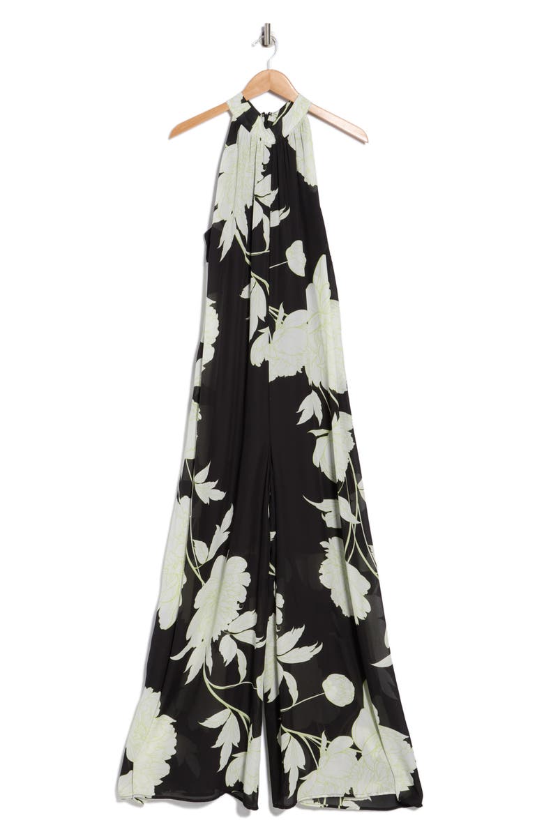 BY DESIGN Carmella Wide Leg Jumpsuit, Alternate, color, Graphic Garden