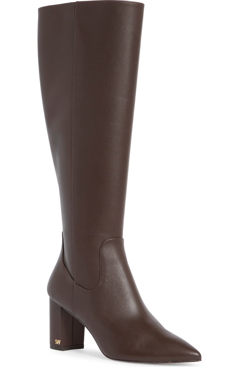 Stuart Weitzman Renegade Block Heel Boot, Main, color, Walnut