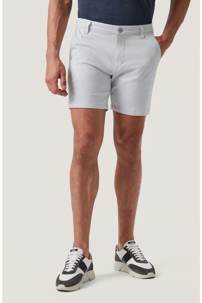 Hampton Slim Fit Twill Chino Shorts, Main, color, STONE TWILL