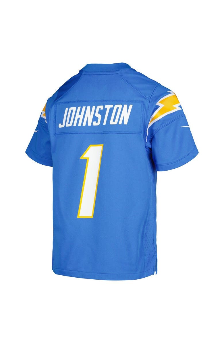 Nike Youth Nike Quentin Johnston Powder Blue Los Angeles Chargers Game Jersey, Alternate, color, Powder Blue