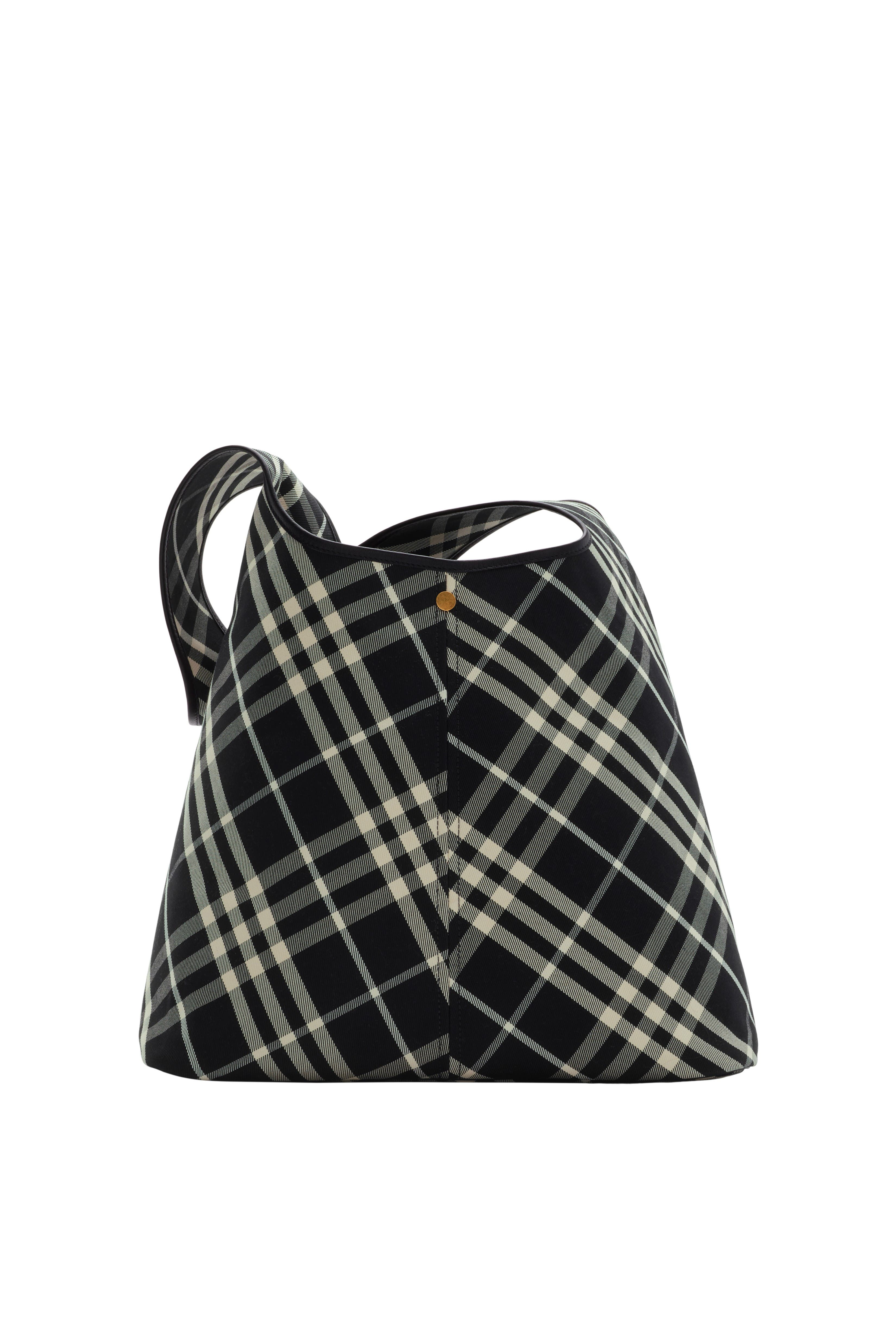 Burberry Large Check Shoulder Bag, Alternate, color, 