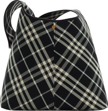 Large Check Shoulder Bag