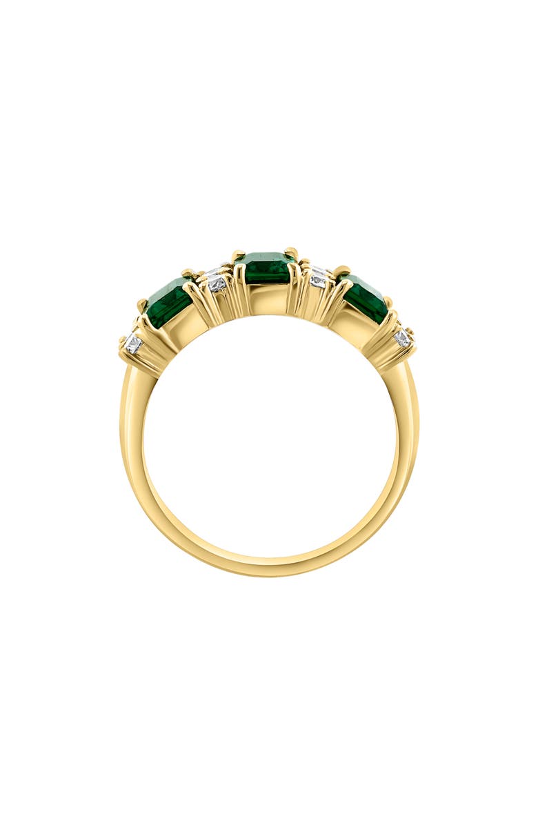 EFFY 14K Yellow Gold Lab-Created Semiprecious Stone & Diamond Ring, Alternate, color, 