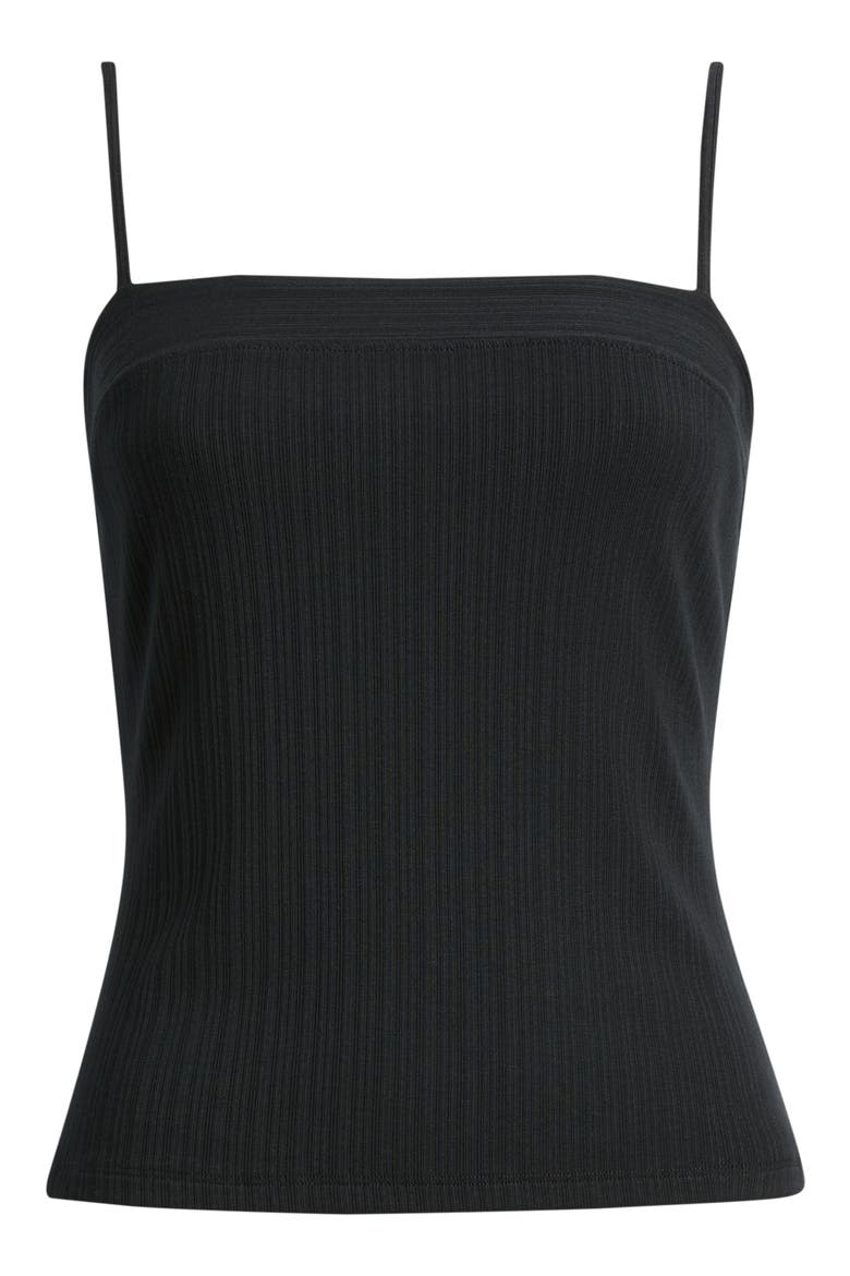 Stretch Camisole, Alternate, color, BLACK