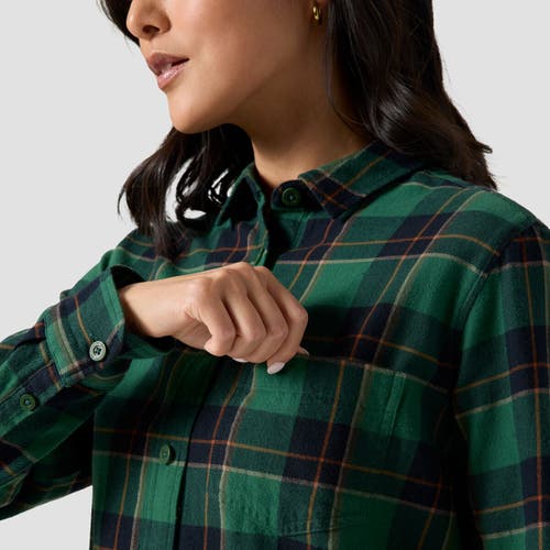 Backcountry Venture Classic Flannel Shirt In Green
