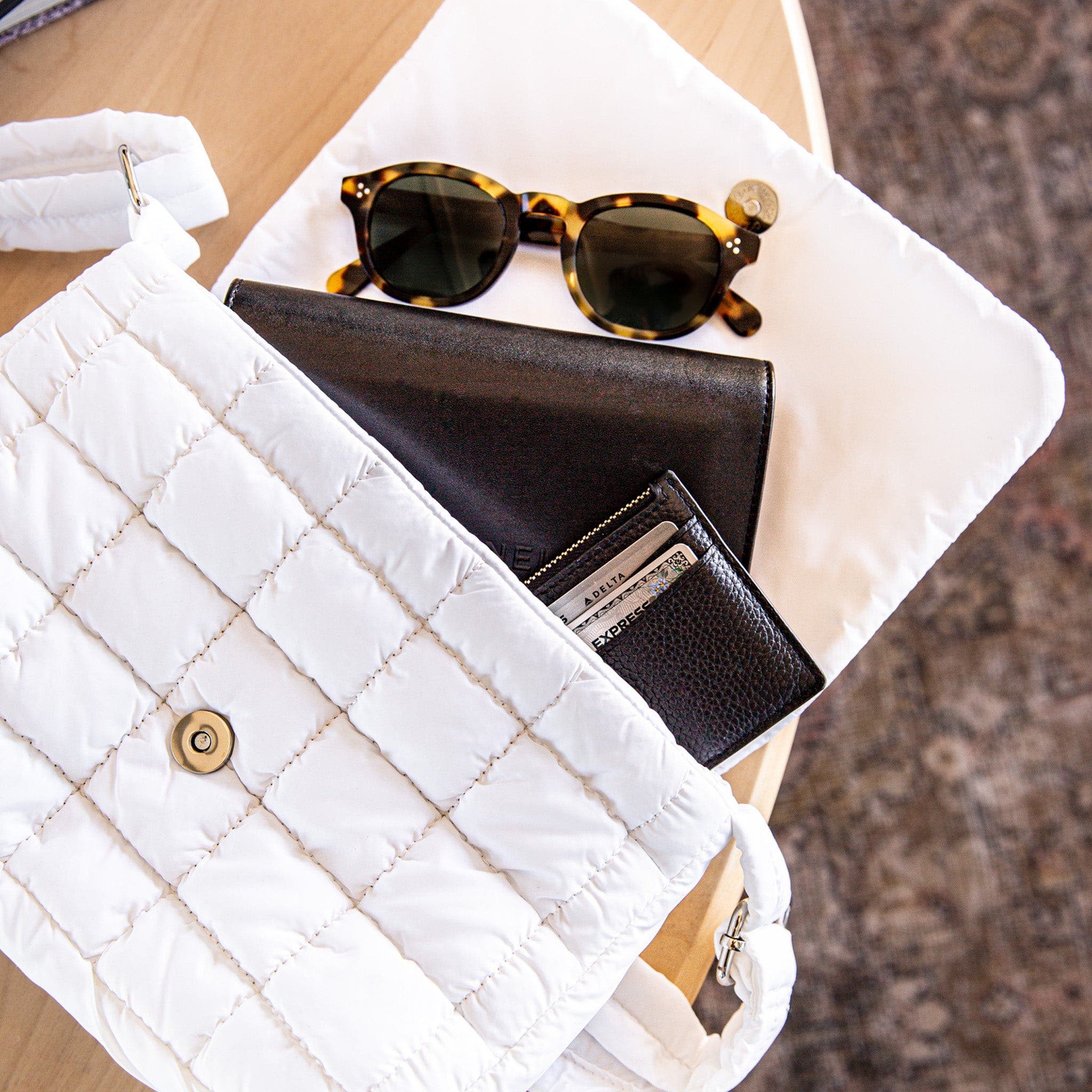 The Halo Crossbody Bag, Alternate, color, White