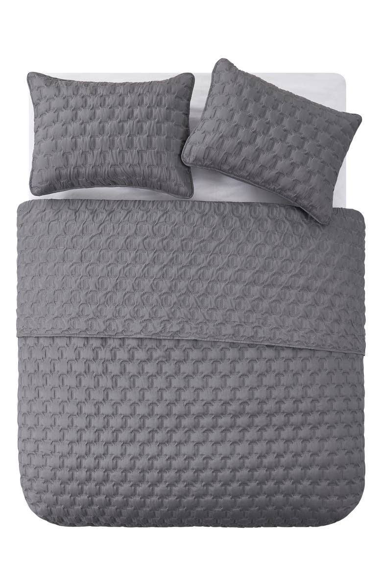 VCNY HOME Staton Geometric 3-Piece Quilt Set, Alternate, color,