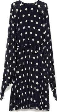 Marina Rinaldi Long Sleeve Georgette Midi Dress