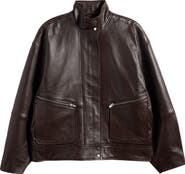 Reformation Veda Harrison Leather Jacket