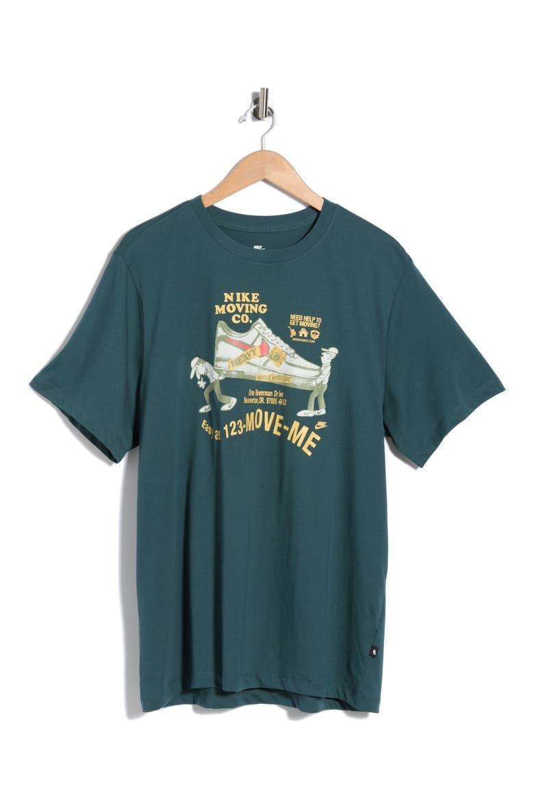 Moving Co. Graphic T-Shirt, Main, color, FADED SPRUCE