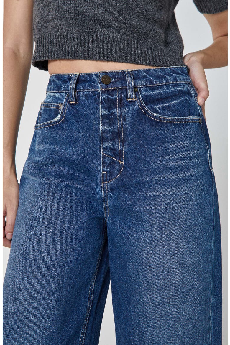 Este Super High Waist Wide Leg Jeans, Alternate, color, ARCH