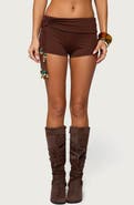 EDIKTED Thia Ruched Shorts