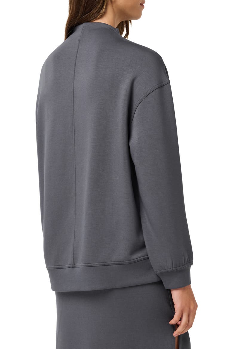Skyloft Soft Funnel Neck Sweatshirt, Alternate, color, BLACKENED PEARL