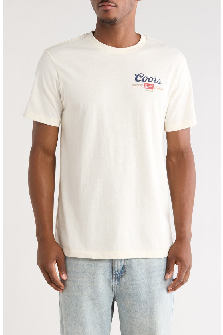 Coors Banquet Graphic T-Shirt, Main, color, CREAM