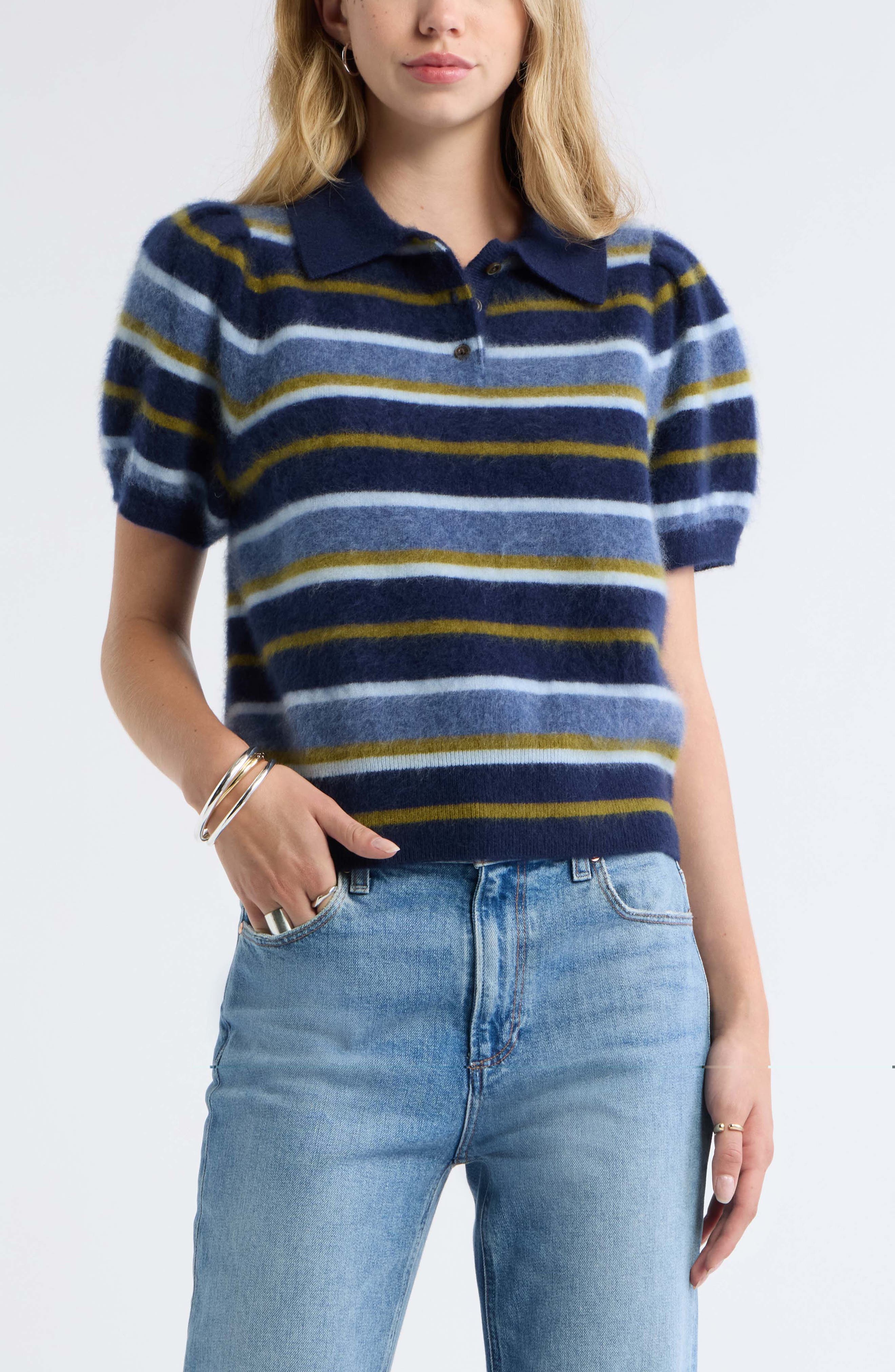 selected BLUE MULTI STRIPE