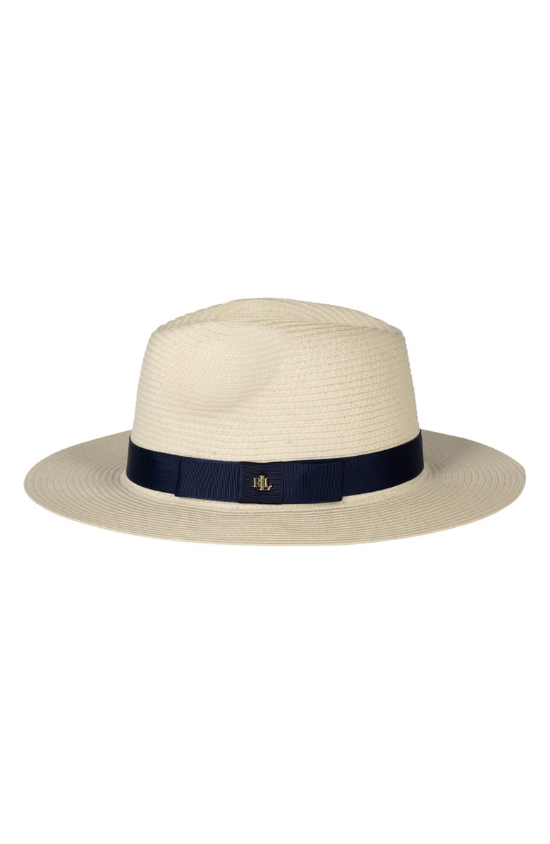 Lauren Ralph Lauren Classic Packable Fedora Hat, Alternate, color, Bone