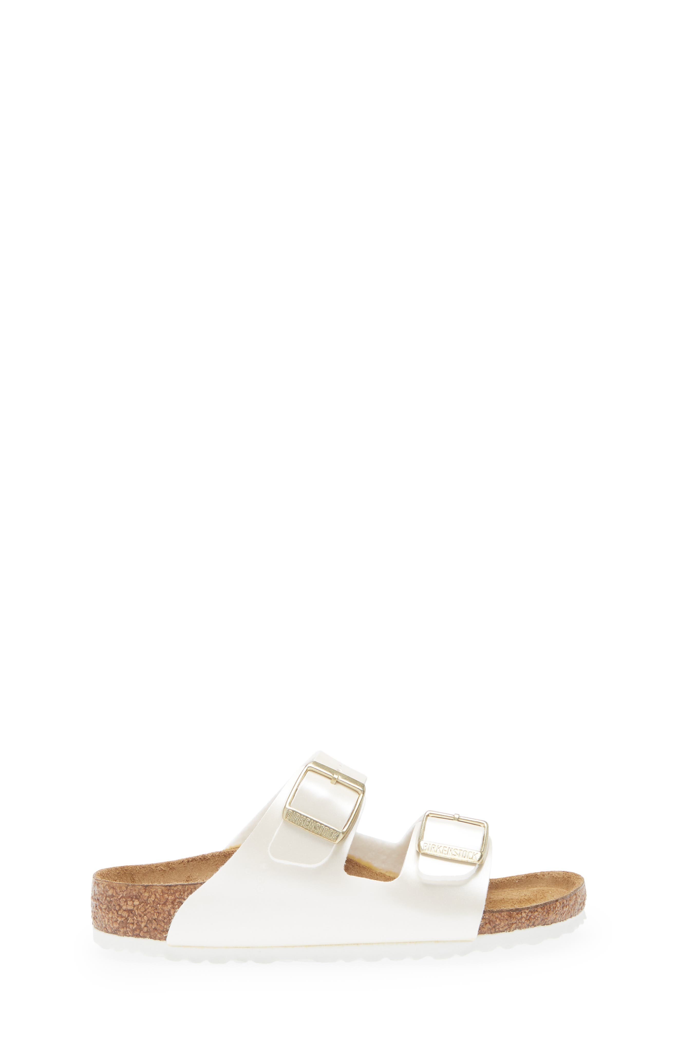 Birkenstock Kids' Arizona Slide Sandal, Alternate, color, White
