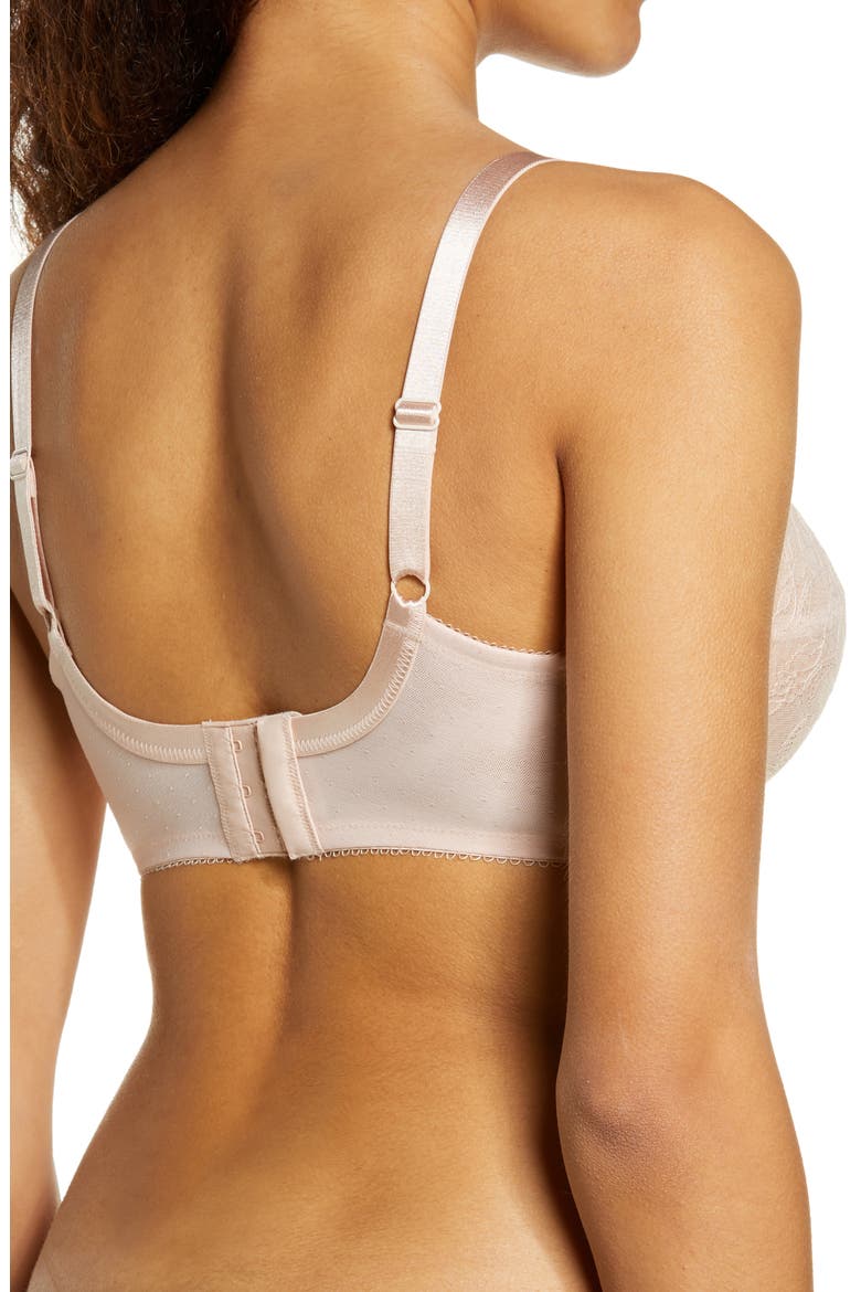Retro Chic Full Figure Underwire Bra, Alternate, color, ROSE DUST