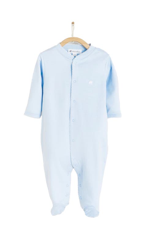 Premium Peruvian Pima Cotton Logo Footie for Infant