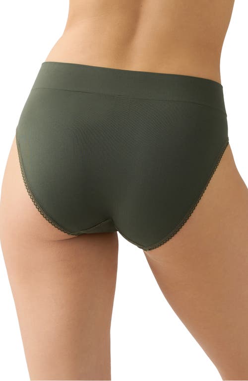 Wacoal Feeling Flexible High Cut Briefs In Green