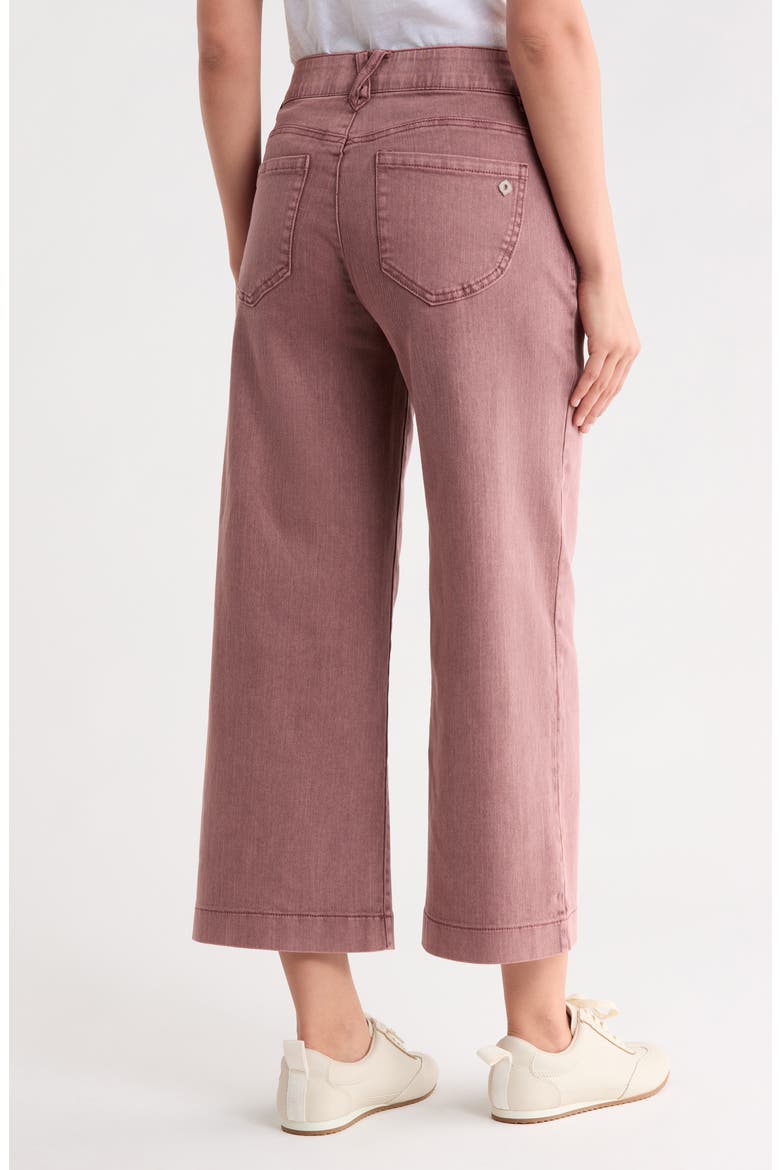 Wide Leg Crop Jeans, Alternate, color, WASHED ROSE TAUPE