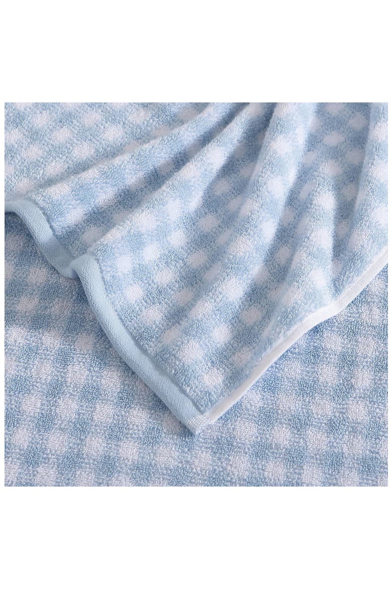 Ginny Terry Cotton 3-Piece Towel Set, Alternate, color, BLUE BELL / WHITE