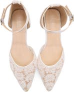 Kailee P Twila Crochet Lace Pointed Toe Flats