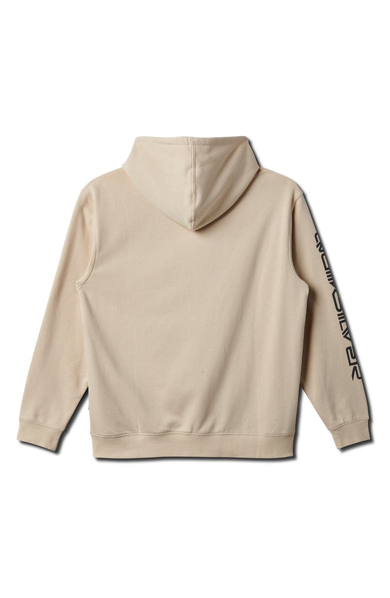 Quiksilver Omni Logo Graphic Hoodie, Alternate, color, Fog