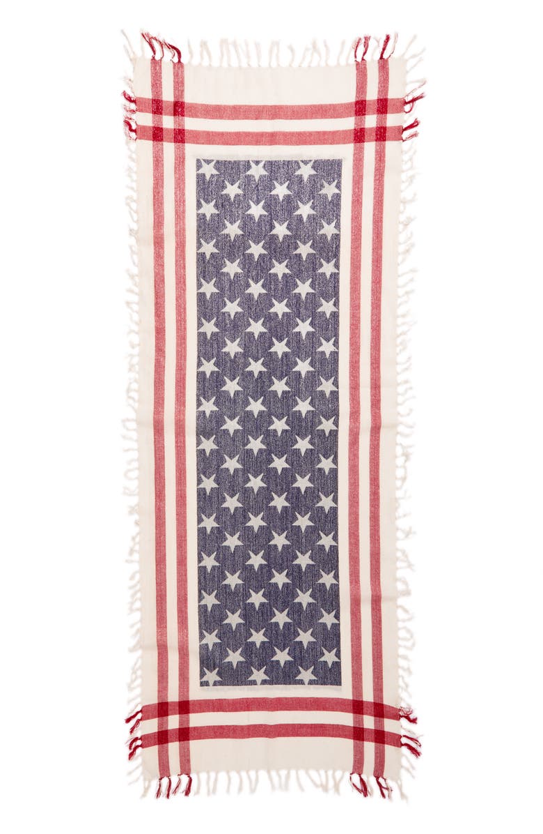 Collection XIIX Stars & Stripes Scarf, Alternate, color, 