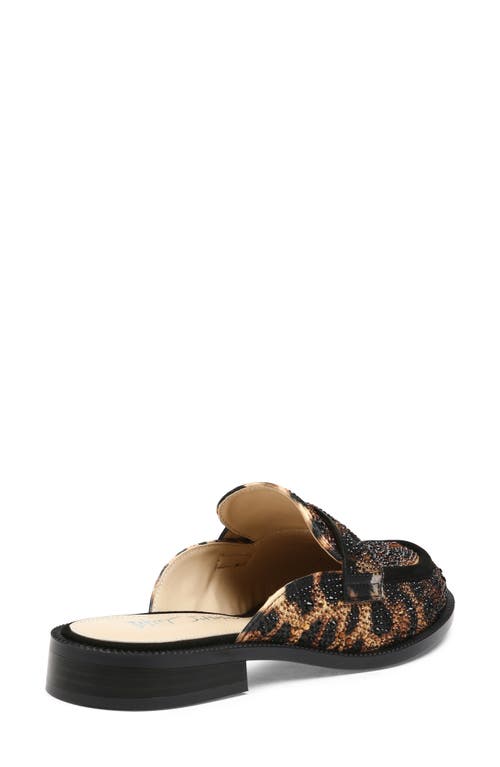 Betsey Johnson Liona Rhinestone Floral Mule In Multi