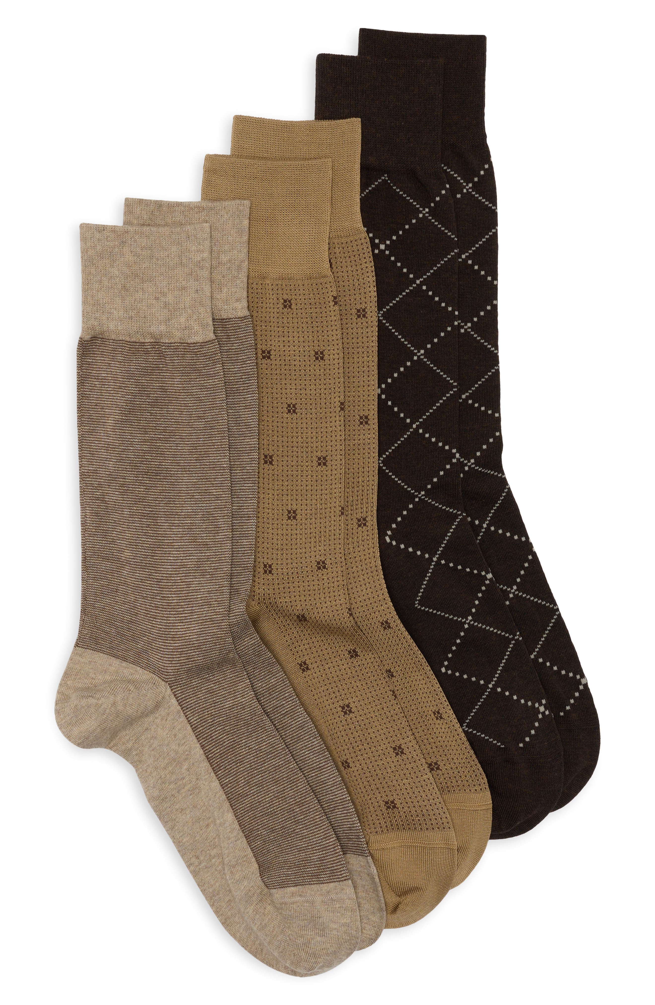 Assorted 3-Pack Crew Socks