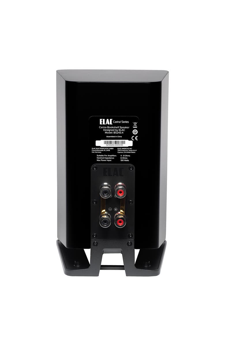 ELAC BS243.4-SB 5.25 Inch Bookshelf Speakers - Pair, Alternate, color, Satin Black