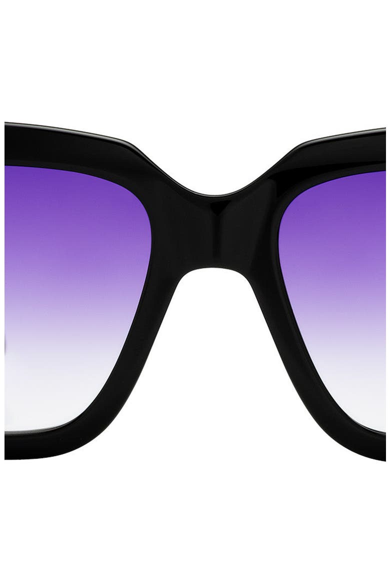 Geno Sunglasses, Alternate, color, Black / Purple
